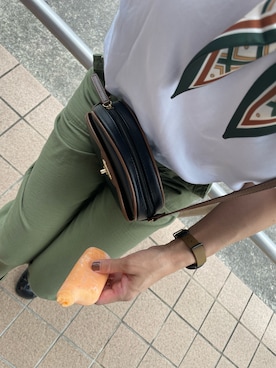 「みんなの白Tフェス」｜「アイテム（デジタル腕時計）」を使った、Mさん（レディース・154cm）の夏コーディネート