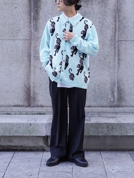 「LAD MUSICIAN（ラッドミュージシャン）のアイテム（シューズ）」を使った、心さん（メンズ・164cm）の秋コーディネート