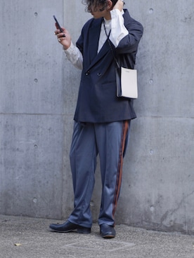 「Steven Alan（スティーブンアラン）のアイテム（ブーツ）」を使った、心さん（メンズ・164cm）の夏コーディネート