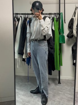 「doublet（ダブレット）のアイテム（トップス）」を使った、心さん（メンズ・164cm）の夏コーディネート
