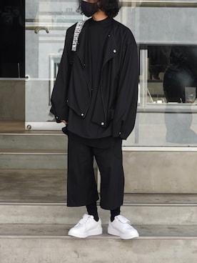 「GIVENCHY（ジバンシイ）のアイテム」を使った、心さん（メンズ・164cm）の冬コーディネート