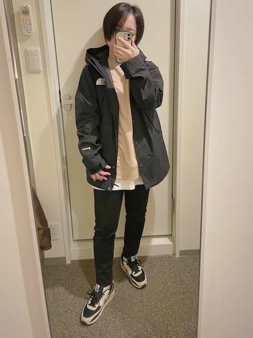 THE NORTH FACE ノースフェイス HYVENT マウンテンパーカー アウトドア ワンポイント パープル (レディース M) 中古 古着 Q8276 ノースフェイスマウンテンパーカーTHE NORTH FACE HYVENT