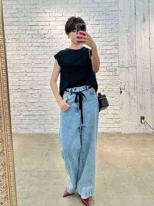 the row センター プレス デニム パンツ 0 青 S クリースライン the row センター プレス デニム パンツ 0 青 S クリースライン