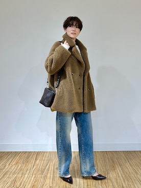 「アイテム（つなぎ/オールインワン）」を使った、aya_muto610さん（レディース・165cm）の秋コーディネート