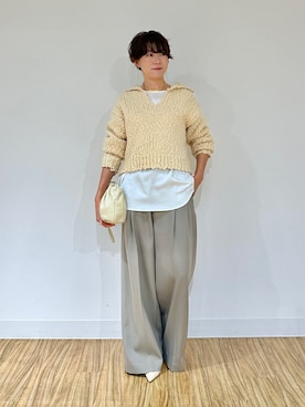 「アイテム（チョーカー）」を使った、aya_muto610さん（レディース・165cm）の秋コーディネート