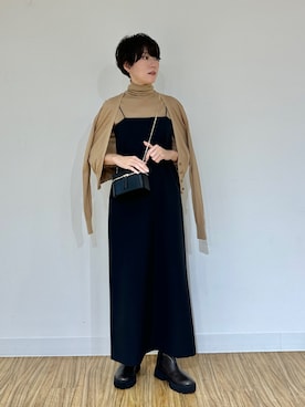 「アイテム（カーディガン/ボレロ）」を使った、aya_muto610さん（レディース・165cm）の夏コーディネート