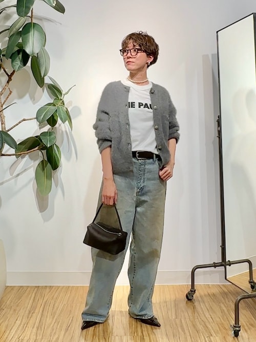 【2025AW】Whim Gazette ポケットデニムパンツ グレー Whim Gazette｜ドロストデニムパンツ | Rakuten Fashion(楽天