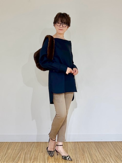 ウィムガゼット Hoaw. レオパードポインテッドパンプス　37 Hoaw.】レオパードポインテッドパンプス（パンプス）｜Whim