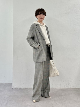 「アイテム（チョーカー）」を使った、aya_muto610さん（レディース・165cm）の秋コーディネート