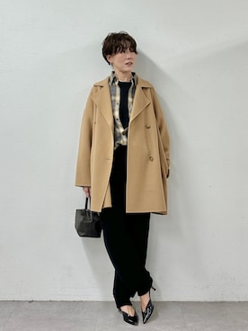 「アイテム（ハンドバッグ）」を使った、aya_muto610さん（レディース・165cm）の秋コーディネート