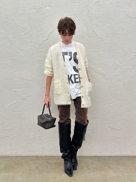 「アイテム（ハンドバッグ）」を使った、aya_muto610さん（レディース・165cm）の秋コーディネート