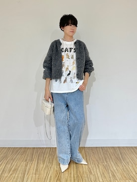 「アイテム（チャーム）」を使った、aya_muto610さん（レディース・165cm）の秋コーディネート