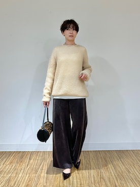 「アイテム（チョーカー）」を使った、aya_muto610さん（レディース・165cm）の秋コーディネート