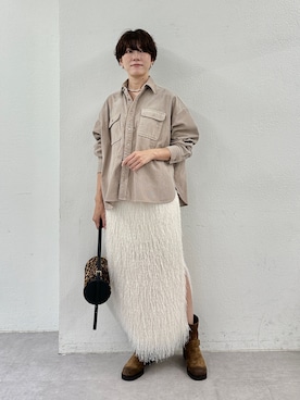 「アイテム（チョーカー）」を使った、aya_muto610さん（レディース・165cm）の秋コーディネート