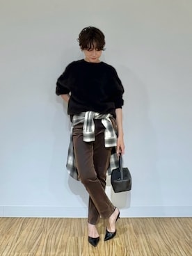 「アイテム（ハンドバッグ）」を使った、aya_muto610さん（レディース・165cm）の秋コーディネート