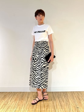 「アイテム（チョーカー）」を使った、aya_muto610さん（レディース・165cm）の夏コーディネート
