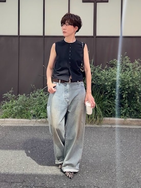「アイテム（チョーカー）」を使った、aya_muto610さん（レディース・165cm）の夏コーディネート