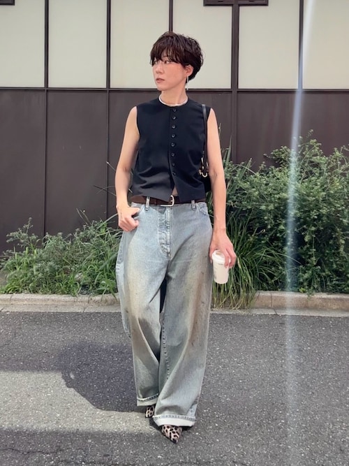 【Hoaw.】レオパードポインテッドパンプス