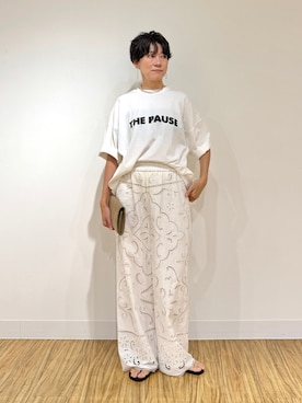 「THE PAUSE（ザ ポーズ）のアイテム」を使った、aya_muto610さん（レディース・165cm）の夏コーディネート