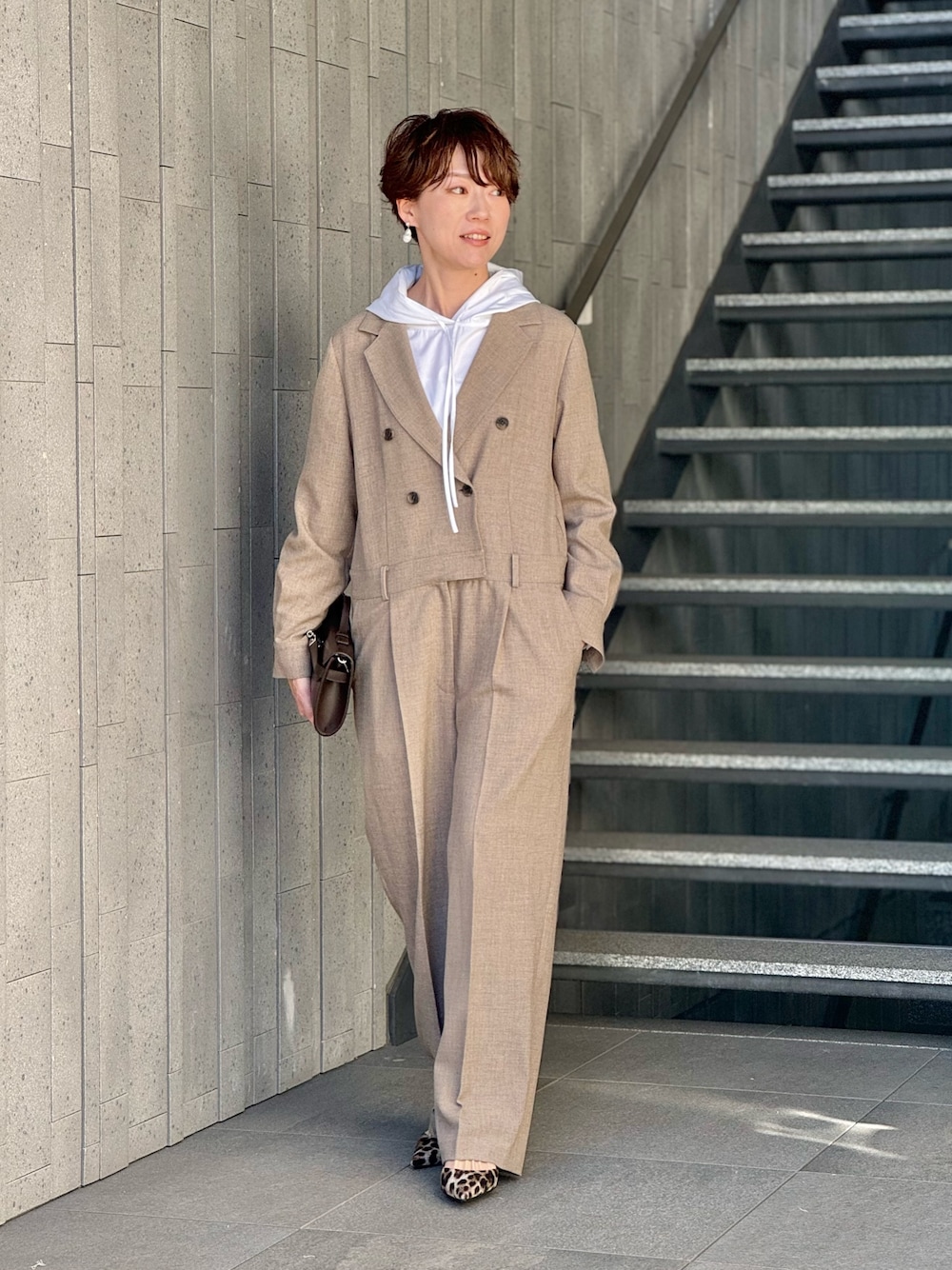 THE PAUSE】テーラーカラージャンプスーツを使った人気ファッション