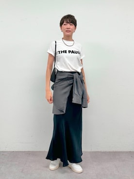 「アイテム（ピアス（両耳用））」を使った、aya_muto610さん（レディース・165cm）の夏コーディネート