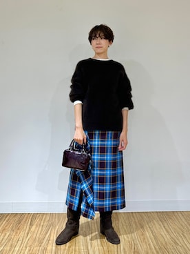 「アイテム（ハンドバッグ）」を使った、aya_muto610さん（レディース・165cm）の秋コーディネート