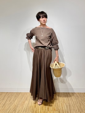 「フレアスカート」｜aya_muto610さん（レディース・165cm）の春コーディネート