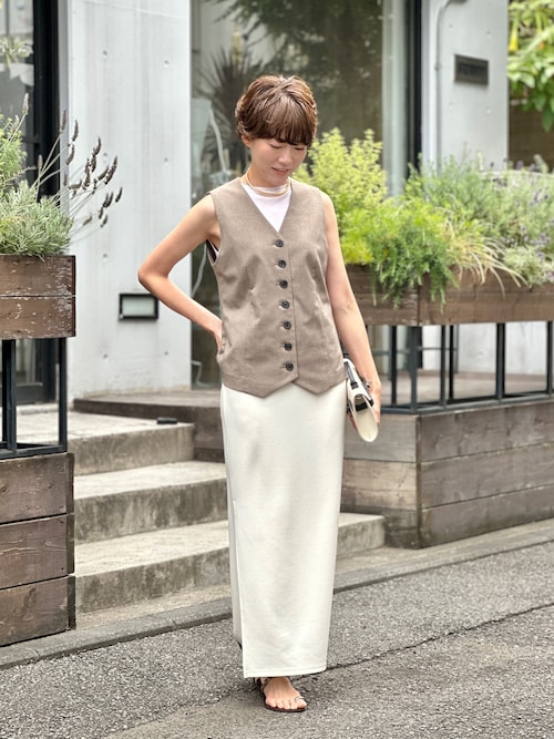 ウィムガゼット ベスト セール】【THE PAUSE】フェイクファージレ