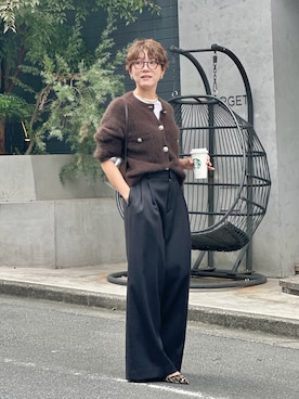 「アイテム（チョーカー）」を使った、aya_muto610さん（レディース・165cm）の秋コーディネート