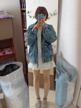 「GRL（グレイル）のアイテム（ワンピース/ドレス）」を使った、パピコさん（レディース・157cm）の春コーディネート