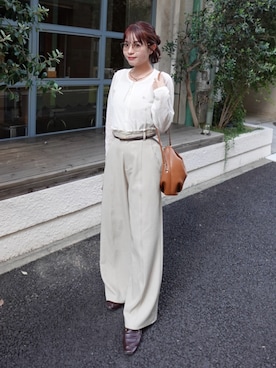 「アイテム（トップス）」を使った、ねっしー.さん（レディース・159cm・20代）の秋コーディネート