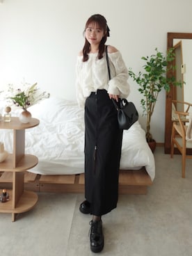 「アイテム（フレグランス）」を使った、ねっしー.さん（レディース・159cm）の春コーディネート