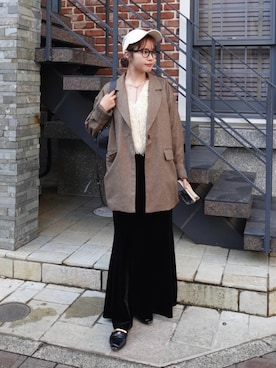 ねっしー.さん（レディース・159cm）の秋コーディネート