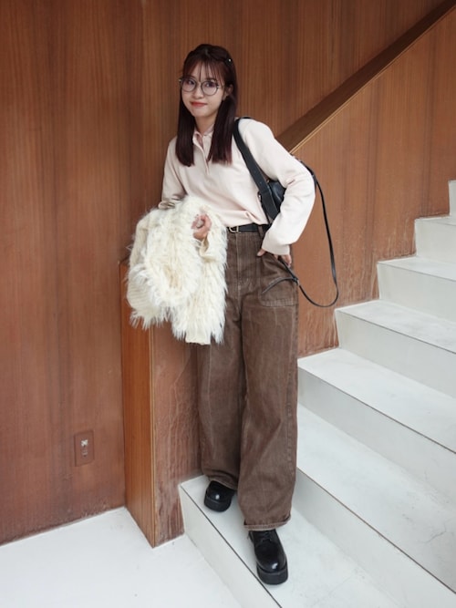 lawgy ニット パンツセット ニットセットアップ パンツ 裾ワイド[品番：BCYW0032721]｜BACKYARD