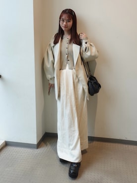 「アイテム（ファンデーション）」を使った、ねっしー.さん（レディース・159cm）の春コーディネート