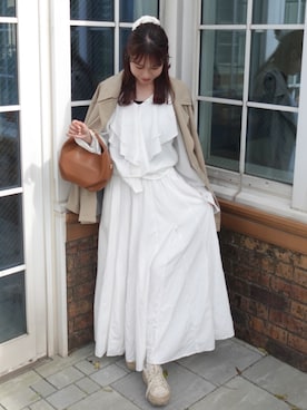 「アイテム（ファンデーション）」を使った、ねっしー.さん（レディース・159cm）の春コーディネート