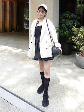 「アイテム（口紅/リップティント/グロス）」を使った、ねっしー.さん（レディース・159cm・20代）の夏コーディネート