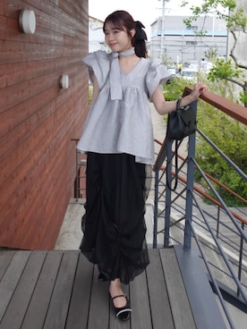 「アイテム（アイシャドウ）」を使った、ねっしー.さん（レディース・159cm）の夏コーディネート