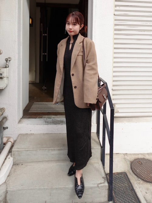 セール】ラメブレンドリブニットワンピース（ワンピース）｜LAGUNAMOON