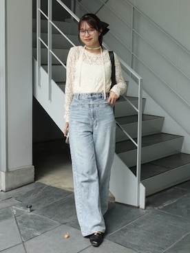 「CLIO（クリオ）のアイテム」を使った、ねっしー.さん（レディース・159cm）の夏コーディネート