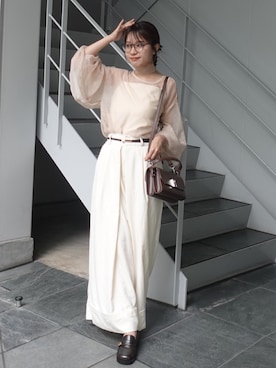 「アイテム（アイシャドウ）」を使った、ねっしー.さん（レディース・159cm）の夏コーディネート