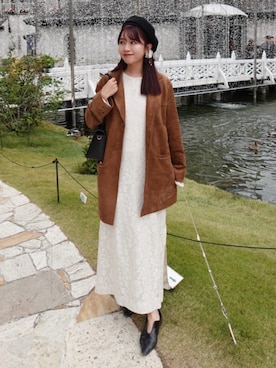 「アイテム（ファンデーション）」を使った、ねっしー.さん（レディース・159cm）の秋コーディネート