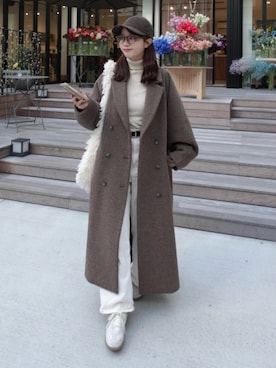 ねっしー.さん（レディース・159cm）の冬コーディネート