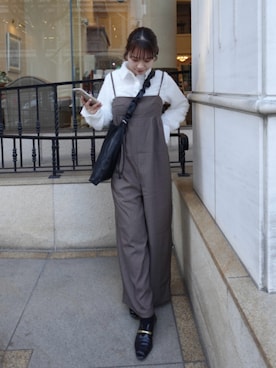 「アイテム（アイシャドウ）」を使った、ねっしー.さん（レディース・159cm）の冬コーディネート