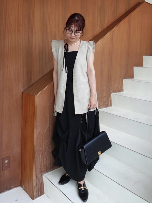 値下げ！！スタイルミキサーランダムタッキングスカート 大人気】ランダムタッキングスカート 春服（スカート