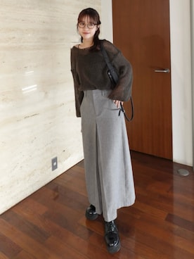 「アイテム（ファンデーション）」を使った、ねっしー.さん（レディース・159cm）の春コーディネート