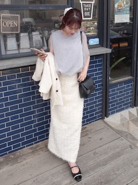 「アイテム（メイクアップ）」を使った、ねっしー.さん（レディース・159cm）の春コーディネート