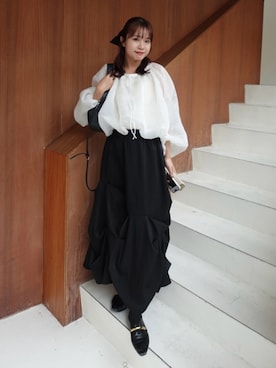 「アイテム（ファンデーション）」を使った、ねっしー.さん（レディース・159cm）の秋コーディネート