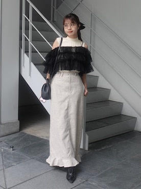 「アイテム（アイシャドウ）」を使った、ねっしー.さん（レディース・159cm）の夏コーディネート