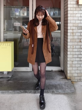 「LARUTA（ラルータ）のアイテム」を使った、ねっしー.さん（レディース・159cm）の冬コーディネート